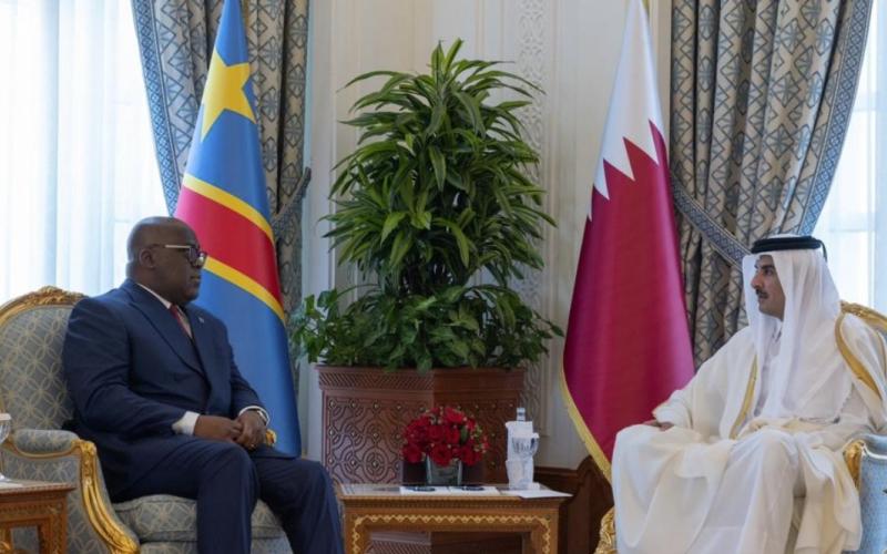 Felix Tshisekedi et l'Emir du Qatar
